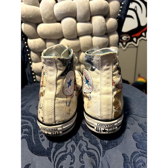 Converse x Wonder Woman All Star High Tops Size 7 NWOT - Picture 3 of 6
